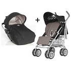 Combiné duo Luxos/RC2 Noir/Taupe