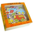 Magnets en bois de la ville