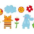 Stickers muraux repositionnables Les z'amis d'Amazonie