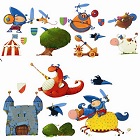 Stickers Chevalier fantastique