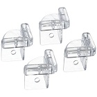 Coins de table transparents