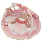 Tapis d'éveil lapin rose