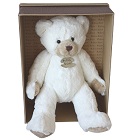 Peluche calinours ivoire 50cm