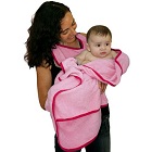 Serviette papillon rose