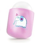 Veilleuse nomade éléphant rose