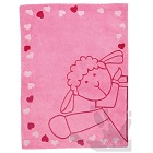 Tapis Schnuggi mouton rose
