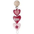 Attache sucette rose