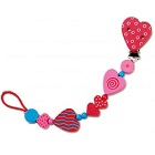 Attache sucette coeur 