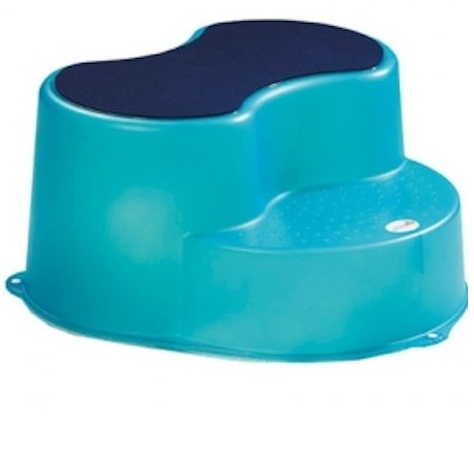 Marche-pied turquoise