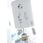 Suspension scrapbook bleu