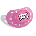 Sucette petit pirate rose