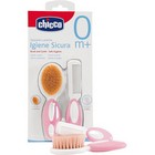 Brosse peigne rose soie