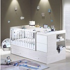 Lit transformable Opale Blanc 140x70