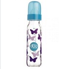 Bib verre 240 ml papillons Turquoise