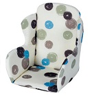 Coussin de chaise haute à pois 4731  