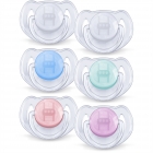Sucettes x2 transp6-18 mois