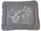 Tapis de parc 95 x 95 cm Gris imprimé Bleu