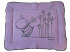 Tapis de parc 95 x 95 cm Lavande imprimé Gris