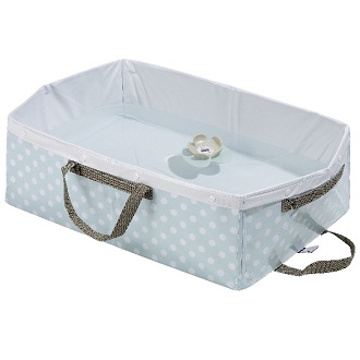 Baignoire pliable bleu