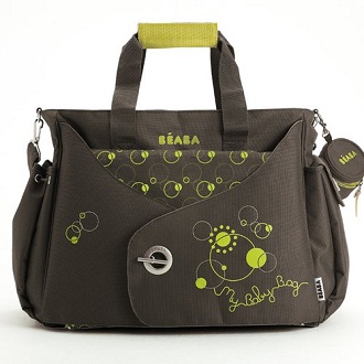 My baby bag marron/anis