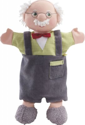 Gant Marionnette Famille HABA - Jouet En Peluche Avec Grelot - Pour Enfants Dès 18 Mois