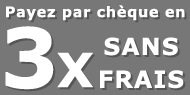 Payez en 3 fois sans frais