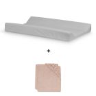 Pack matelas à langer 50 x 70 cm avec 2 housses éponge Wild Rose