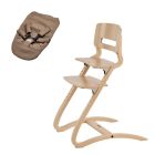 Pack Chaise haute Leander Louie Chêne + Newborn Set Mocca
