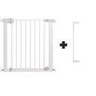 Barrière enfant avec extension 7 cm Auto Close Blanc