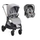 Poussette duo Bellagio 2 + siège auto First Seat Recline i-Size lunar rock