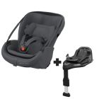 Siège auto Coral Slide pro Moon Graphite avec base