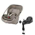 Siège auto Coral Slide pro Sapphire Sand avec base