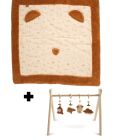 Tapis de parc et arche d'éveil  avec jouets Orsino