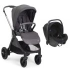 Poussette duo Belllagio 2 Black satin + Siège auto Kory Essential