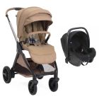 Poussette duo Belllagio 2 Caramel + Siège auto Kory Essential