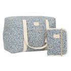 Pack maternité Opéra sac à langer et protège carnet de santé Blue Yumiko