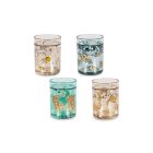 Lot de 4 gobelets à paillettes Multi