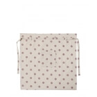 Tablier à pois mauve