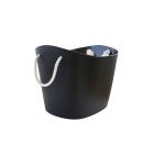 Panier de rangement Balcolore 7 litres - Noir