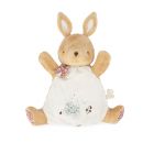 Doudou marionnette Petit lapin marron 24 cm