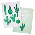 Affichettes d'art Cactus
