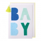 Carte bébé bleu
