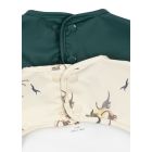 Lot de 2 bavoirs à manches longues - Kubi  / Rain forest 18 mois-3 ans