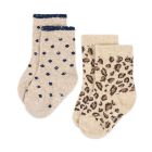 Pack 2 paires de chaussettes Léo / Paillettes 22-24