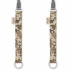 Lot de 2 attaches sucettes - Dino
