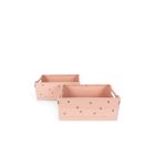 Lot de 2 boites de rangement pliable Cherry