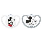 Lot de 2 sucettes Perfect Match Air 0-6 mois Mickey