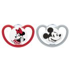 Lot de 2 sucettes Perfect Match Air 6-18 mois Minnie