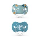 Lot de 2 sucettes symétriques SX Pro 0-6 mois Into the Forest bleu
