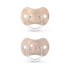 Lot de 2 sucettes symétriques SX Pro 0-6 mois Joy doré